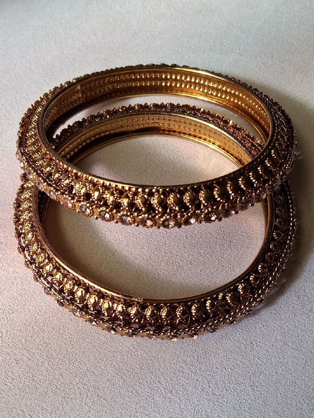 Crystal Kada Bangles - Set of 2